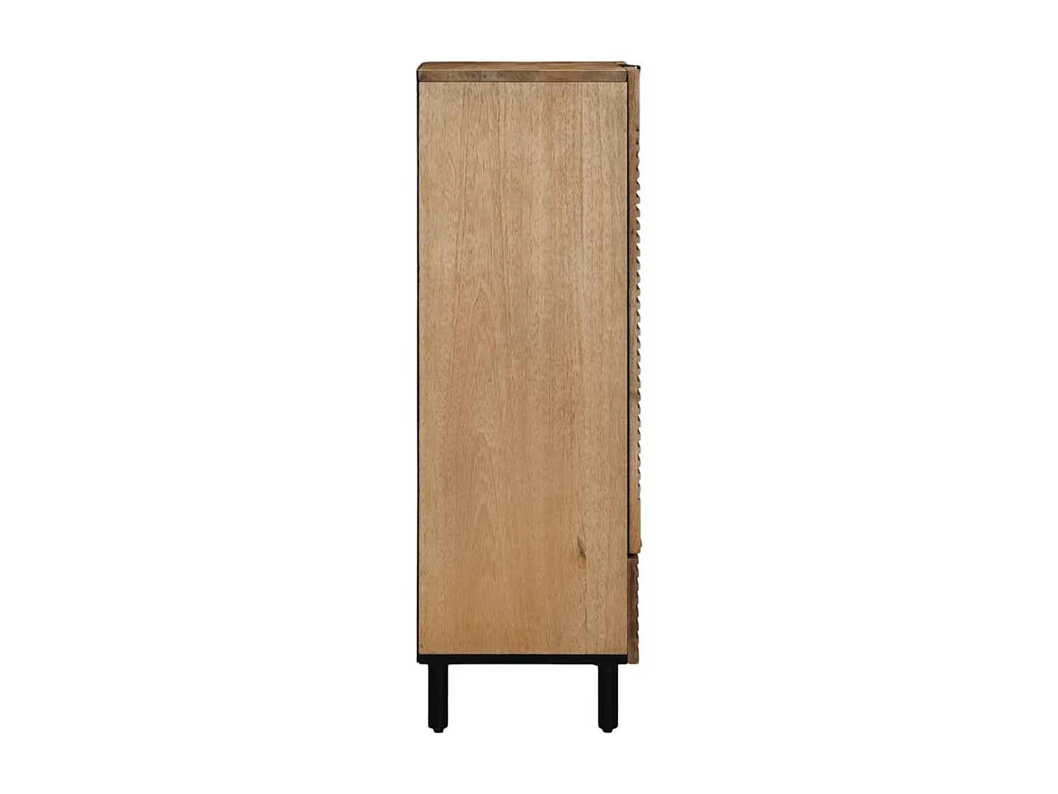Credenza | Buffet | Armadio Marrone 60x33x100 cm in Legno Massello di Mango