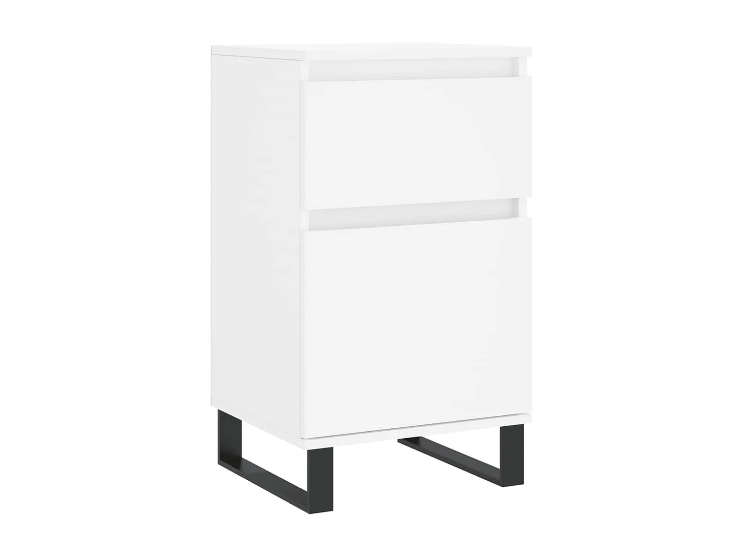 Buffet | Bahut | Meuble de rangement blanc 40x35x70 cm bois d’ingénierie