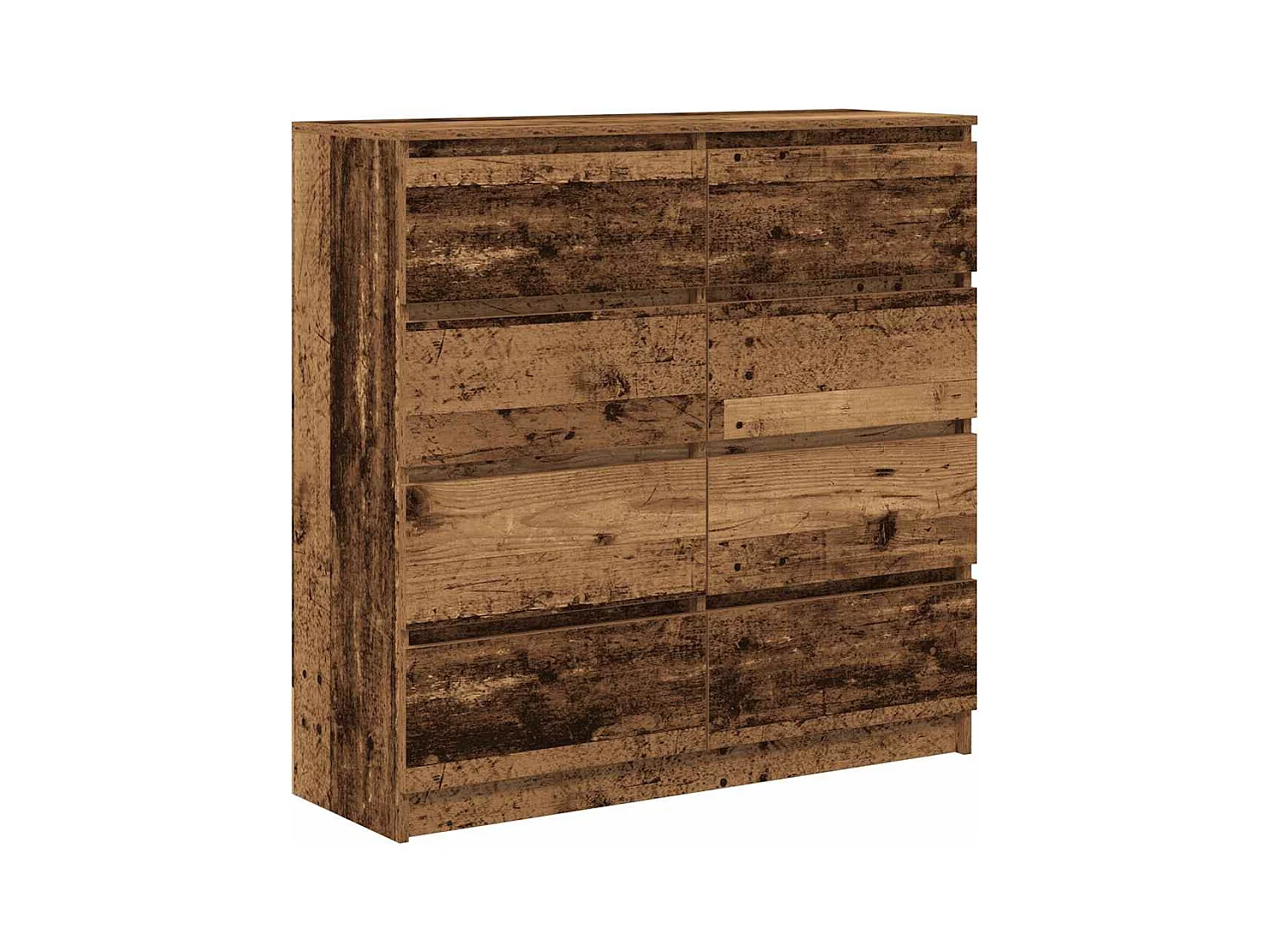 Credenza | Buffet | Armadio Legno Antico 100x35x99 cm in Legno Multistrato