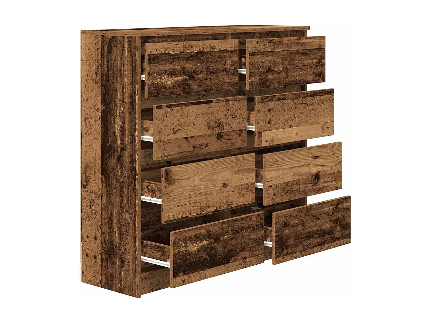 Buffet | Bahut | Meuble de rangement vieux bois 100x35x99 cm bois d'ingénierie
