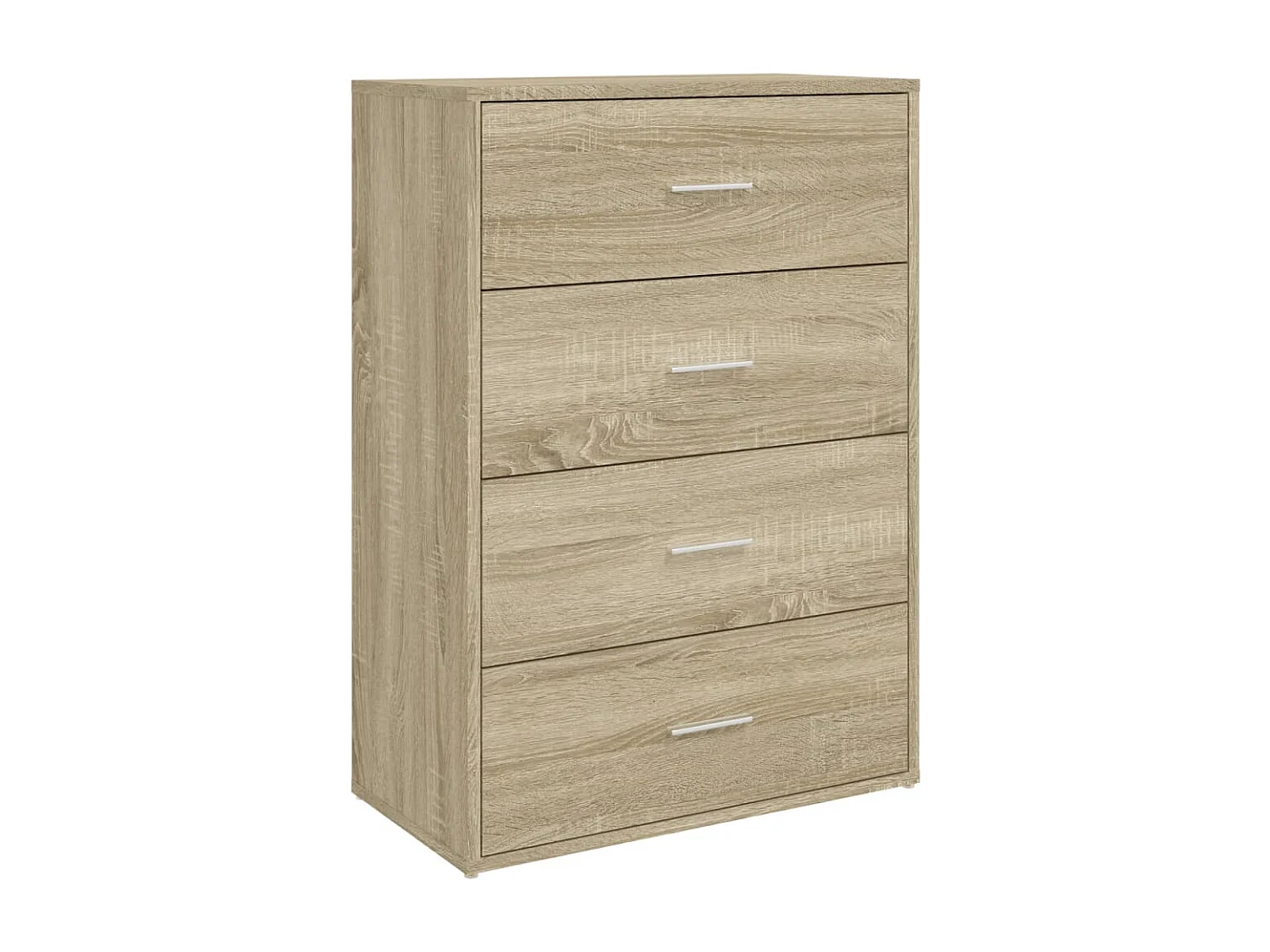 Buffets | Sideboards | Dressoirs 2 st 60x31x84 cm bewerkt hout sonoma eikenkleurig