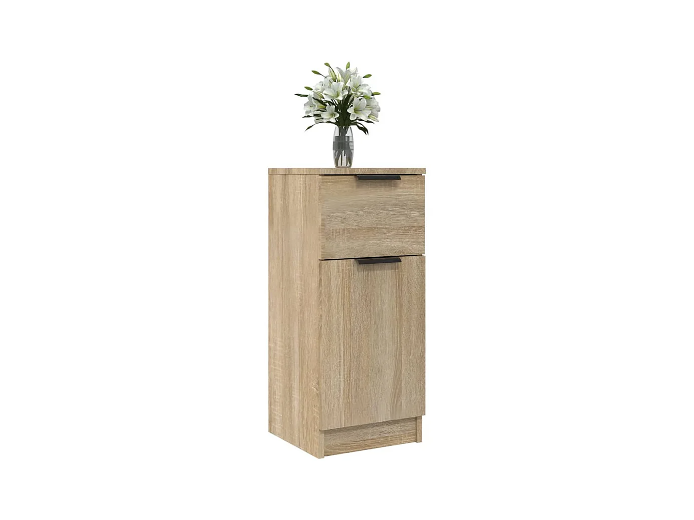 Buffet | Commode à tiroir | Meuble de rangements | Bahuts | Meuble de rangement 2 pcs Chêne Sonoma 30x30x70 cm Bois d'ingénierie