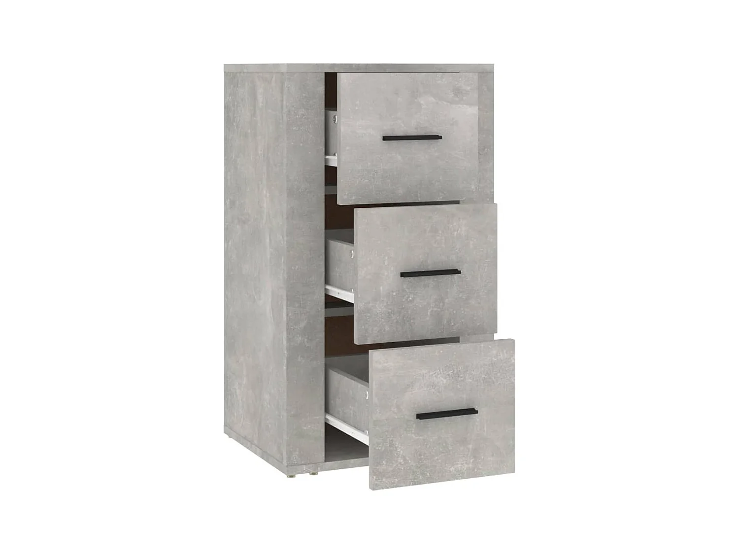Buffet | Bahut | Meuble de rangement Gris béton 40x33x70 cm Bois d'ingénierie
