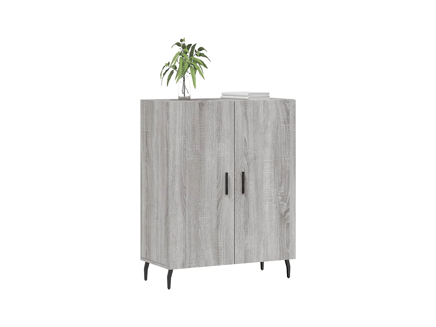 Credenza | Buffet | Armadio Grigio Sonoma 69,5x34x90 cm in Legno Multistrato