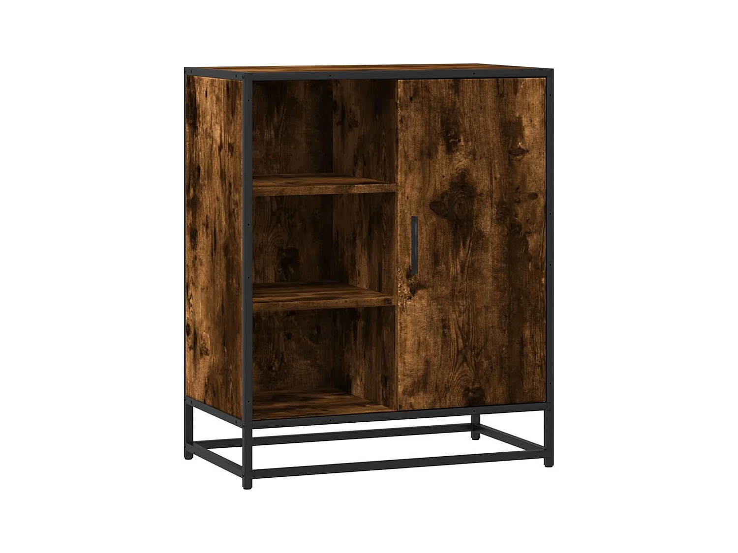 Credenza | Buffet | Armadio Rovere Fumo 62x35x76 cm in Legno Multistrato