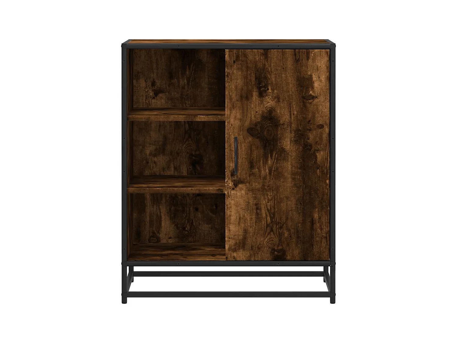 Credenza | Buffet | Armadio Rovere Fumo 62x35x76 cm in Legno Multistrato