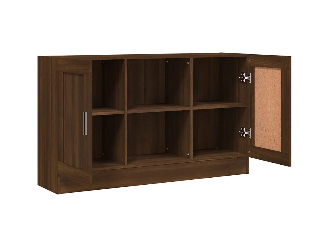 Credenza | Buffet | Armadio Rovere Marrone 120x30,5x70 cm in Legno Multistrato