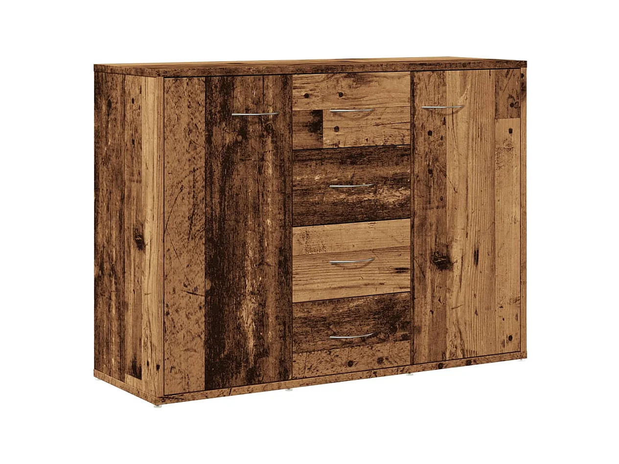 Buffet | Commode à tiroir | Meuble de rangement vieux bois 88x30x64 cm bois d'ingénierie