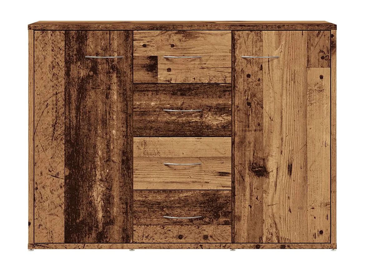 Buffet | Commode à tiroir | Meuble de rangement vieux bois 88x30x64 cm bois d'ingénierie