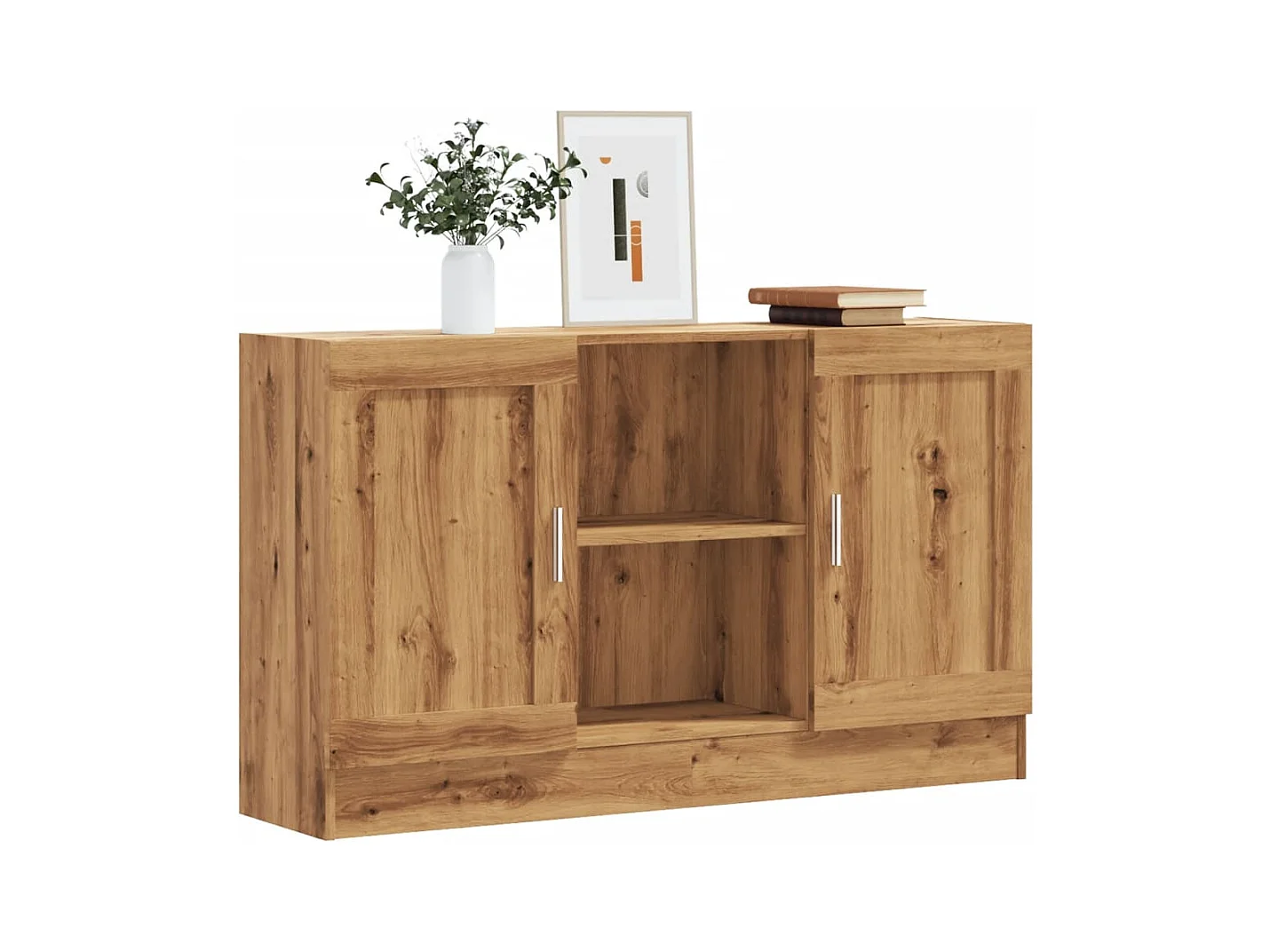 Credenza | Buffet | Armadio Rovere Artigianale 120x30,5x70 cm in Truciolato