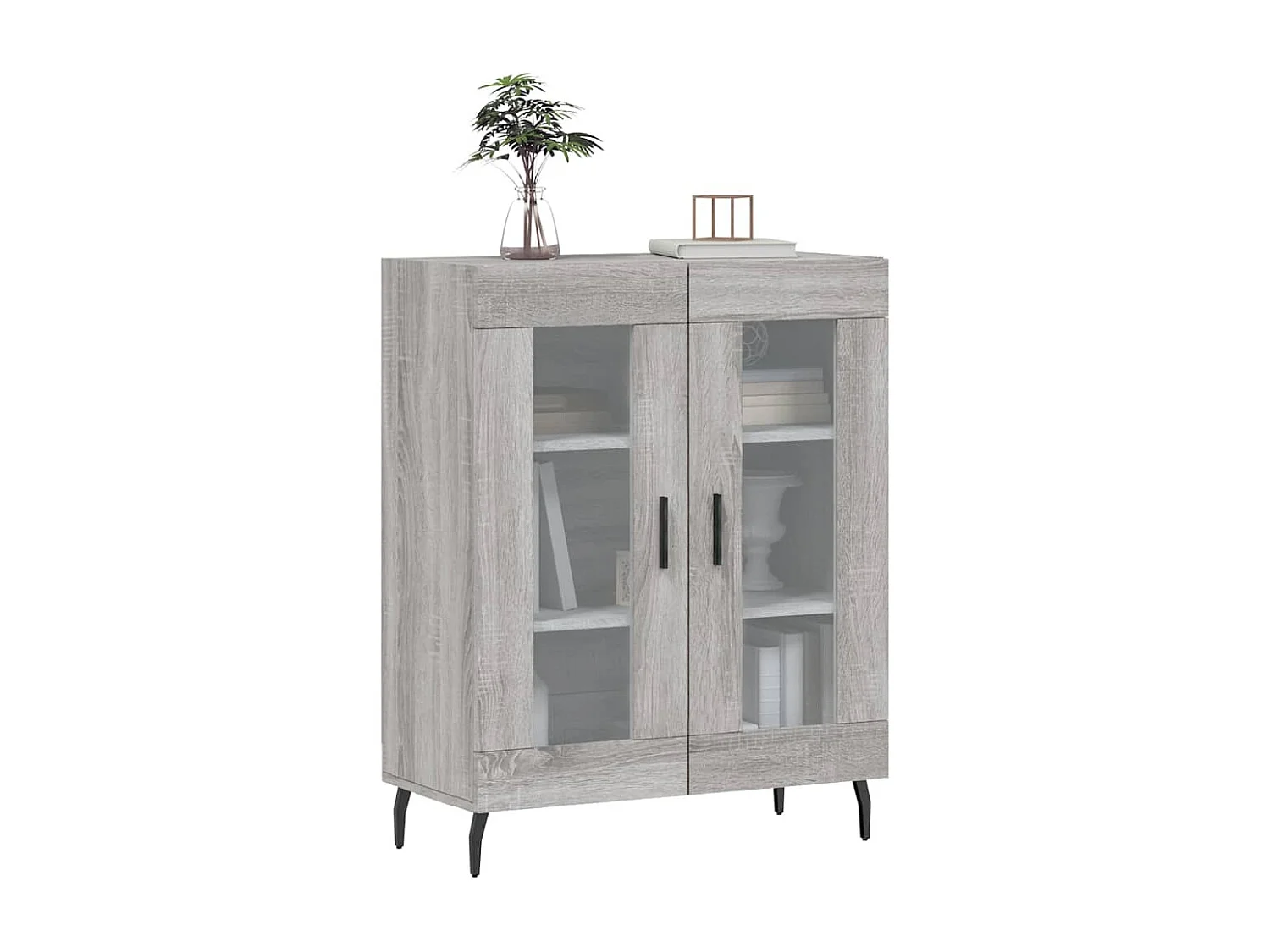 Buffet | Bahut | Meuble de rangement sonoma gris 69,5x34x90 cm bois d'ingénierie
