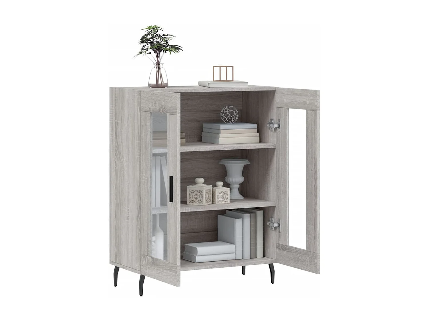 Buffet | Bahut | Meuble de rangement sonoma gris 69,5x34x90 cm bois d'ingénierie