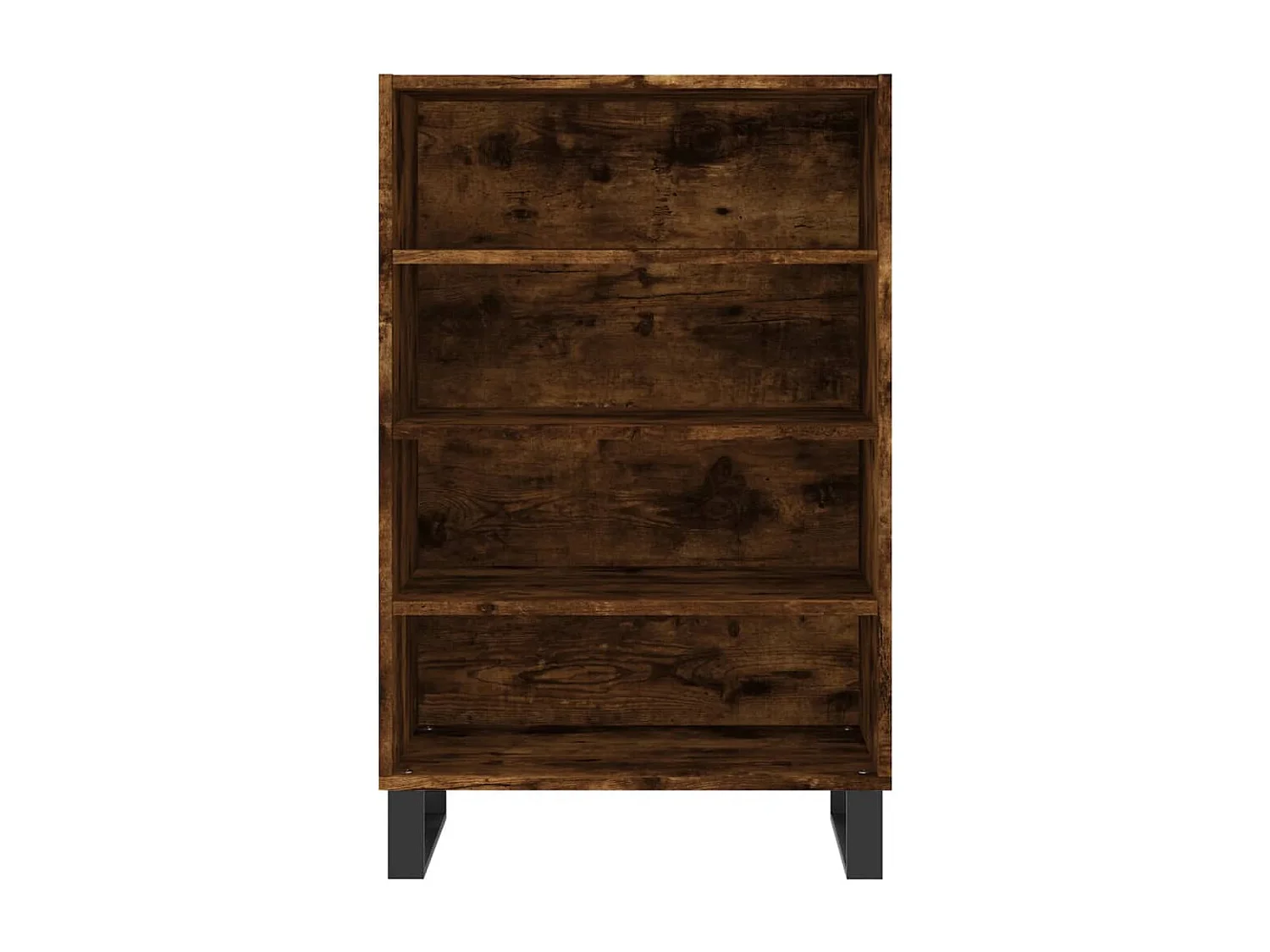 Buffet | Bahut | Meuble de rangement haut chêne fumé 57x35x90 cm bois d'ingénierie