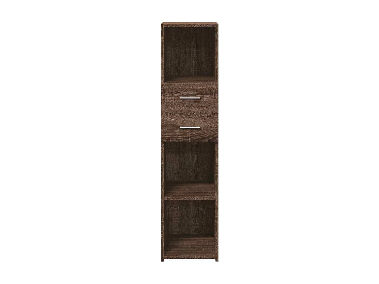 Buffet | Bahut | Meuble de rangement haut chêne marron 30x42,5x124 cm bois d'ingénierie
