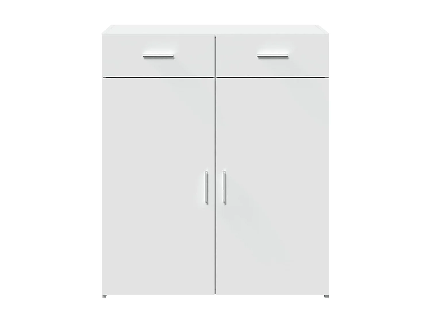 Buffet | Bahut | Meuble de rangement blanc 80x42,5x93 cm bois d'ingénierie