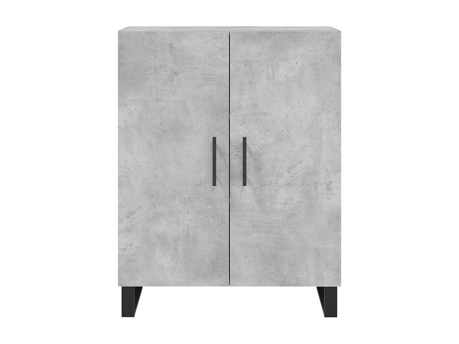 Credenza | Buffet | Armadio Grigio Cemento 69,5x34x90 cm in Legno Multistrato