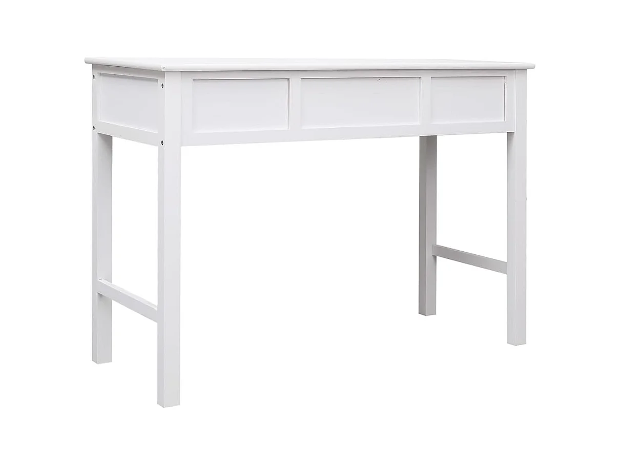 Buffet | Bahut | Meuble de rangement Blanc 108x45x76 cm Bois de Paulownia massif
