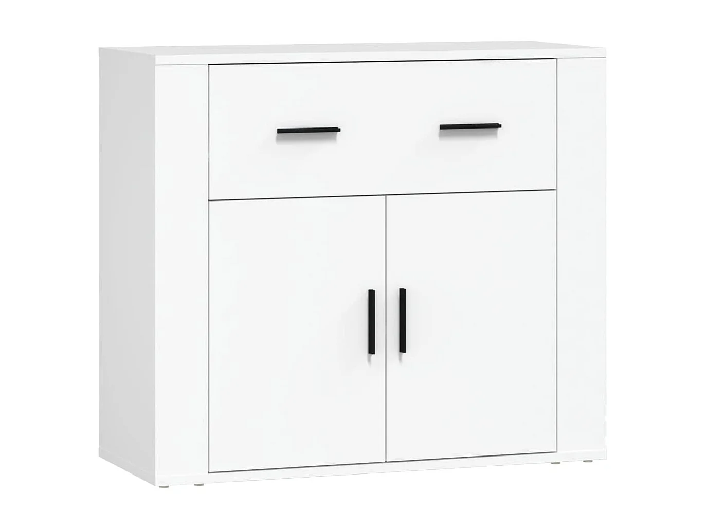 Buffet | Bahut | Meuble de rangement Blanc 80x33x70 cm Bois d'ingénierie