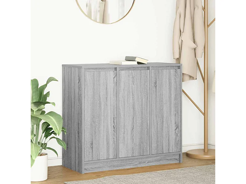 Buffet | Bahut | Meuble de rangement sonoma gris 85x34x76 cm bois d'ingénierie