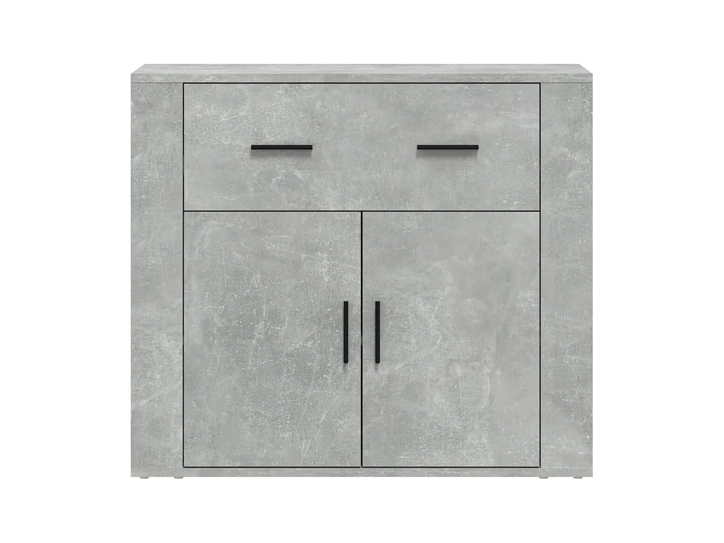 Credenza | Buffet | Armadio Grigio Cemento 80x33x70 cm in Legno Multistrato