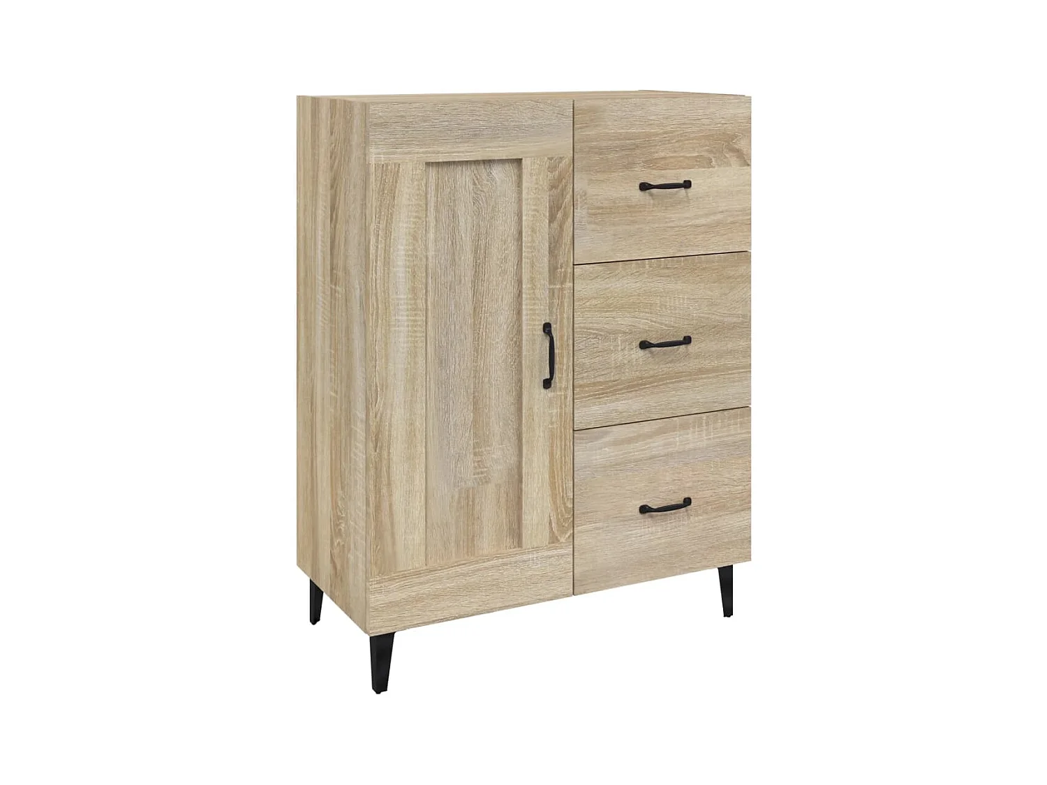 Buffet | Bahut | Meuble de rangement Chêne sonoma 69,5x34x90 cm Bois d'ingénierie