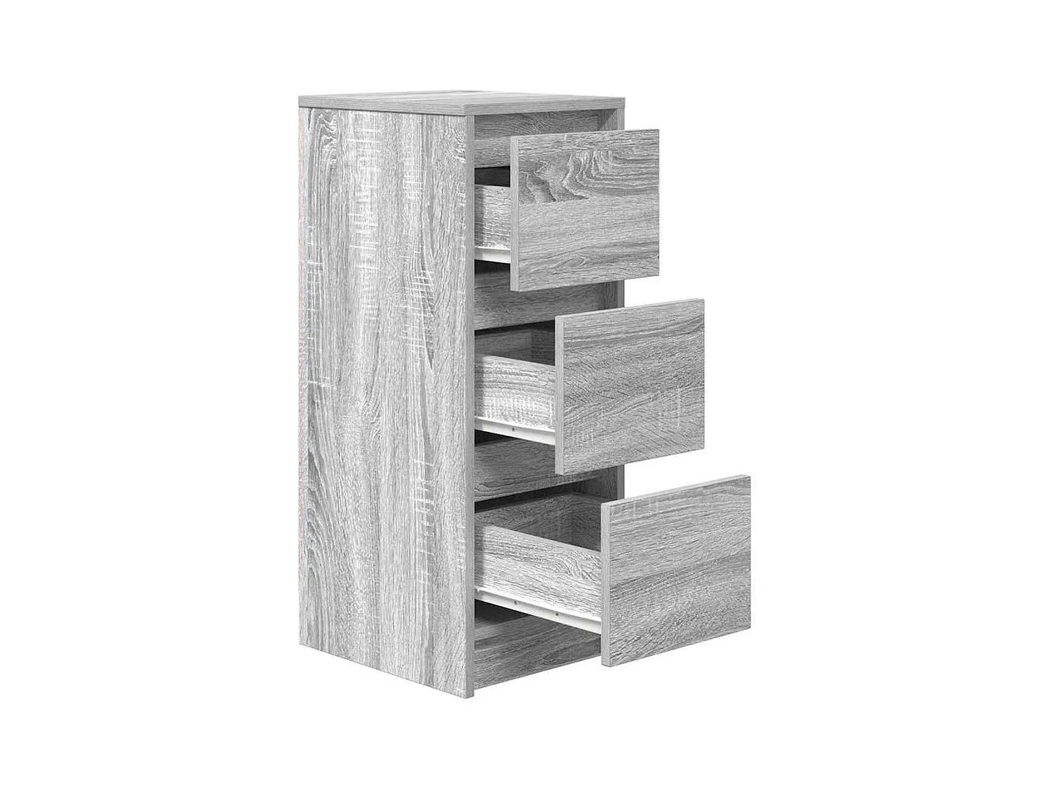 Buffet | Commode à tiroir | Meuble de rangement sonoma gris 29,5x34x76 cm bois d'ingénierie