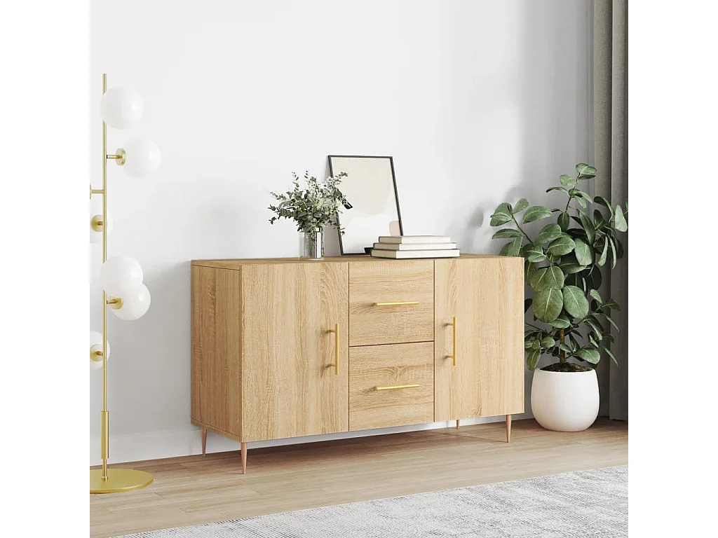 Credenza | Buffet | Armadio Rovere Sonoma 100x36x60 cm in Legno Multistrato