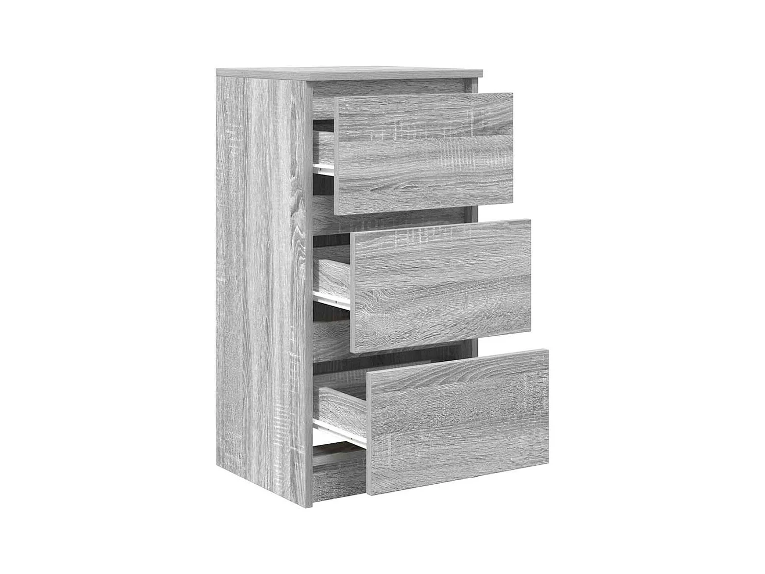 Buffet | Commode à tiroir | Meuble de rangement sonoma gris 37,5x35x76 cm bois d'ingénierie