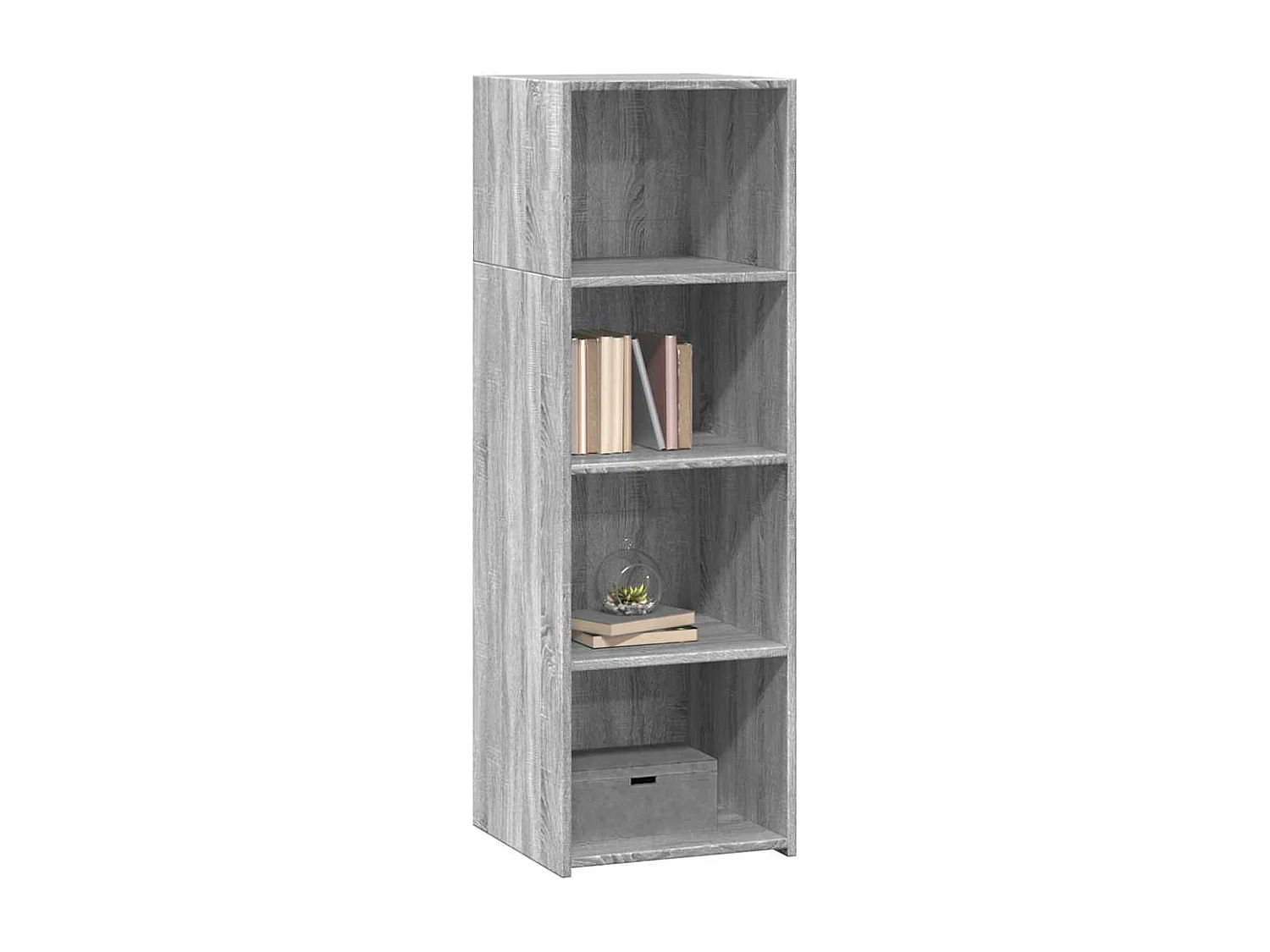 Buffet | Bahut | Meuble de rangement haut sonoma gris 40x41x124 cm bois d'ingénierie