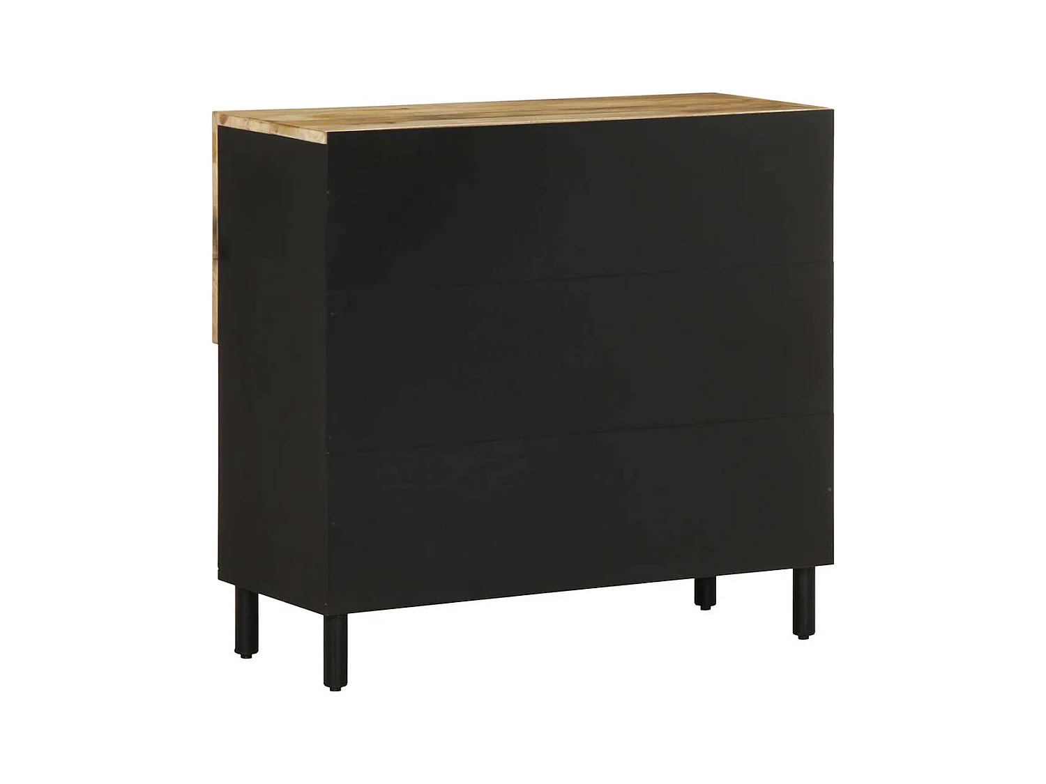 Buffet | Bahut | Meuble de rangement 80x33,5x75 cm bois de manguier brut massif