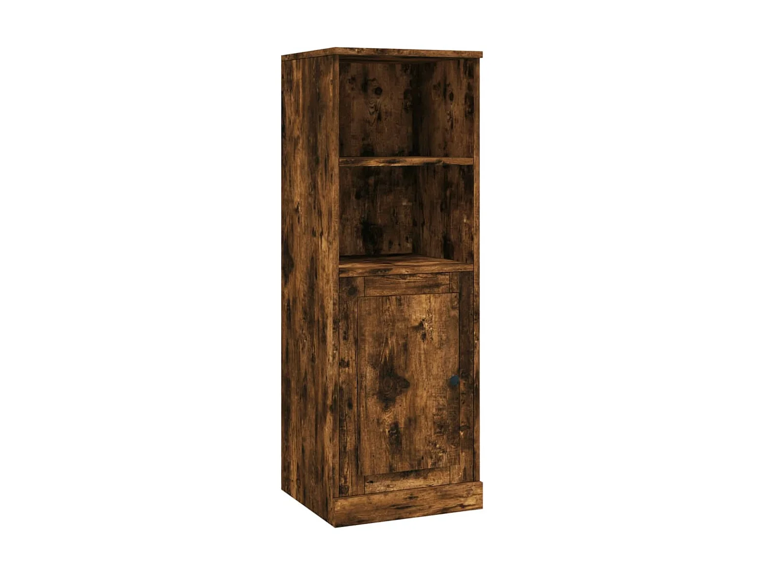 Buffet | Bahut | Meuble de rangement haut chêne fumé 36x35,5x103,5 cm bois d'ingénierie