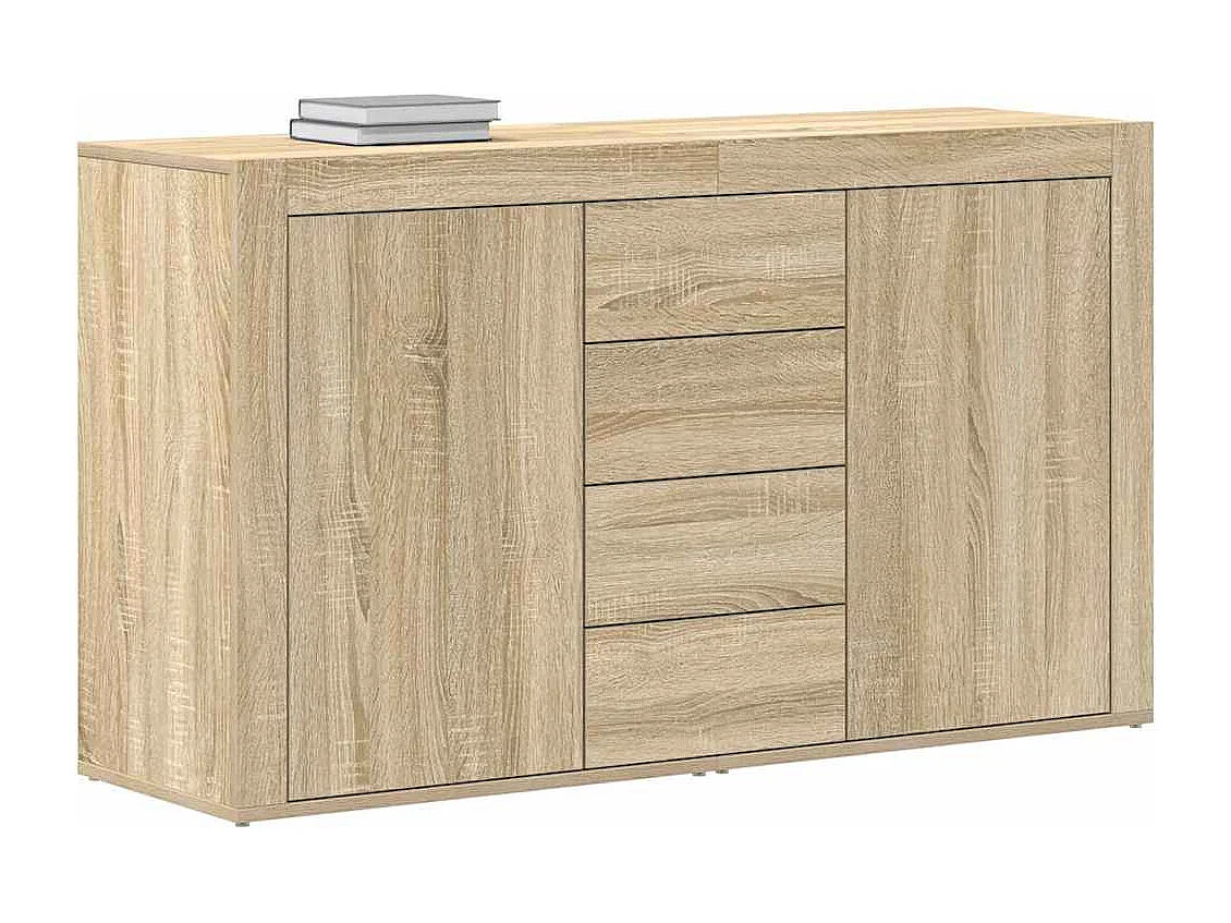 Buffet | Bahut | Meuble de rangement Chêne de Sonoma Bois d'ingénierie 120 x 36 x 69 cm