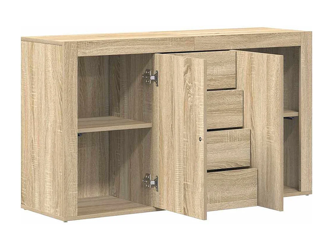 Buffet | Bahut | Meuble de rangement Chêne de Sonoma Bois d'ingénierie 120 x 36 x 69 cm