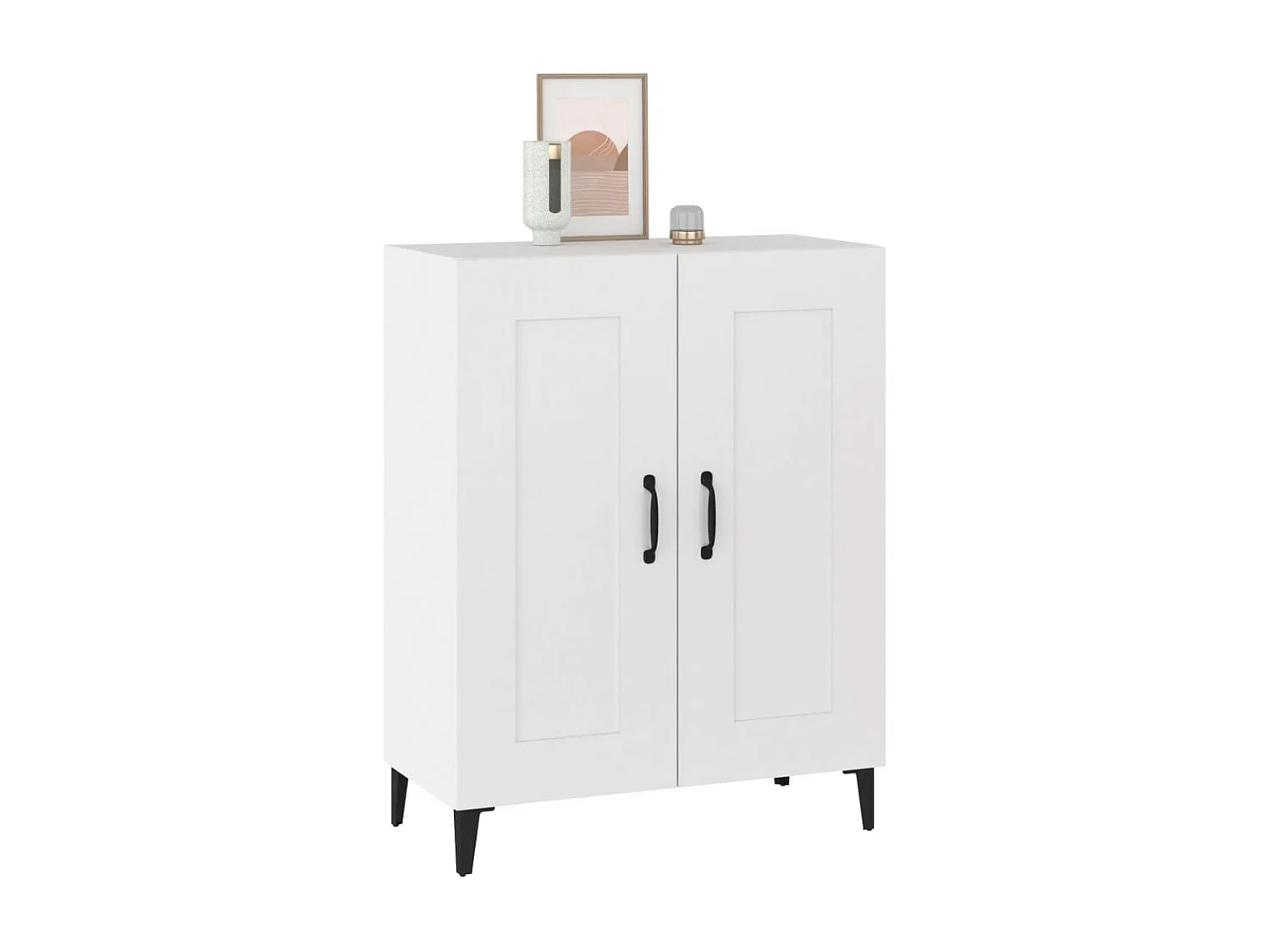 Buffet | Bahut | Meuble de rangement Blanc 69,5x34x90 cm Bois d'ingénierie