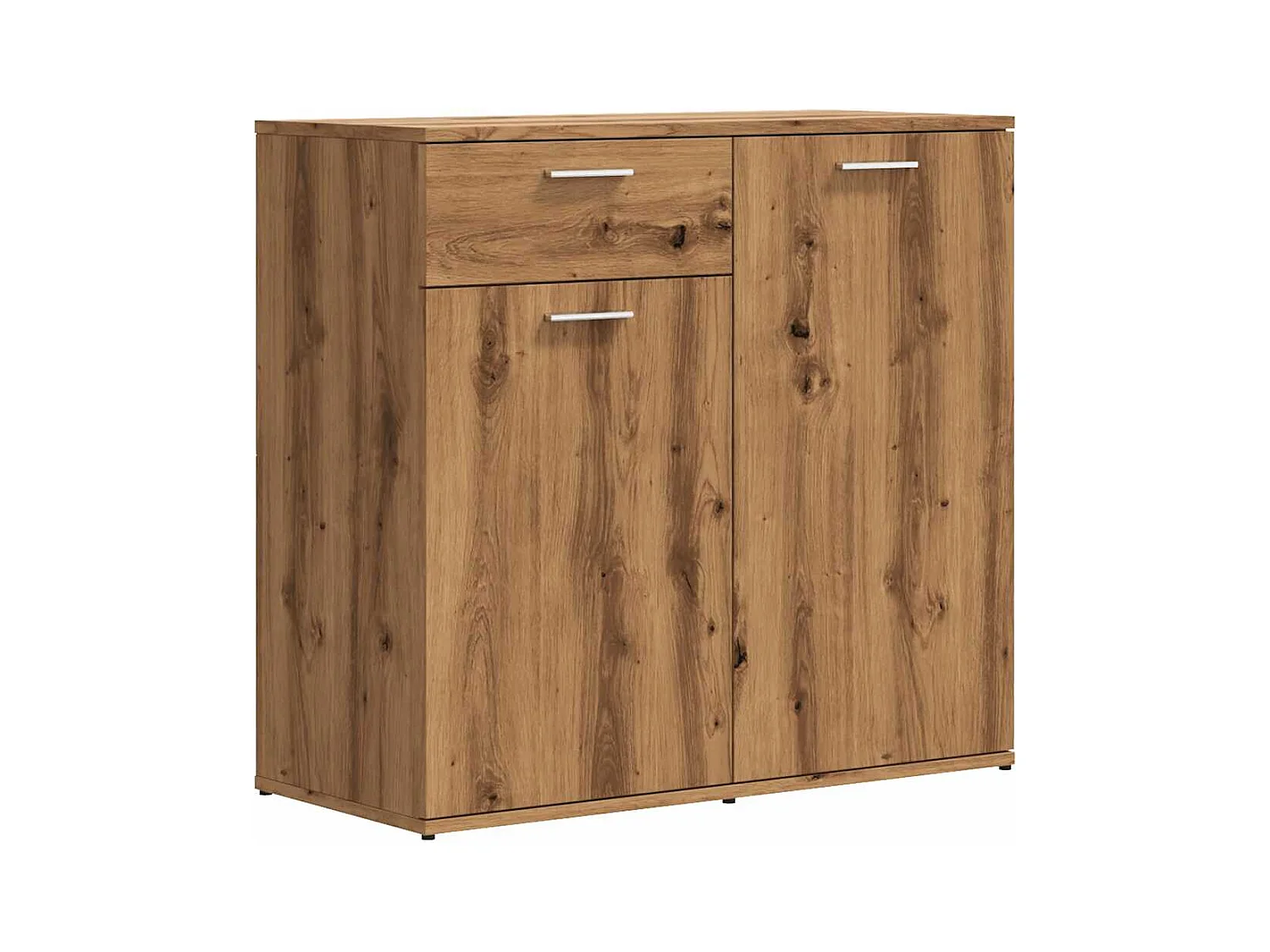 Credenza | Buffet | Armadio Rovere Artigianale 80x36x75 cm in Truciolato