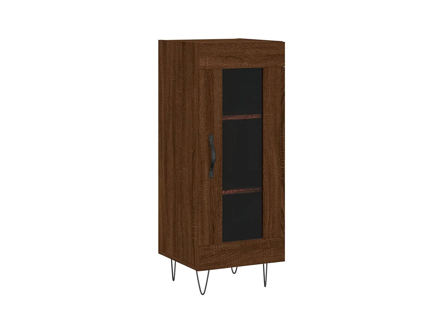 Credenza | Buffet | Armadio Rovere Marrone 34,5x34x90 cm in Legno Multistrato