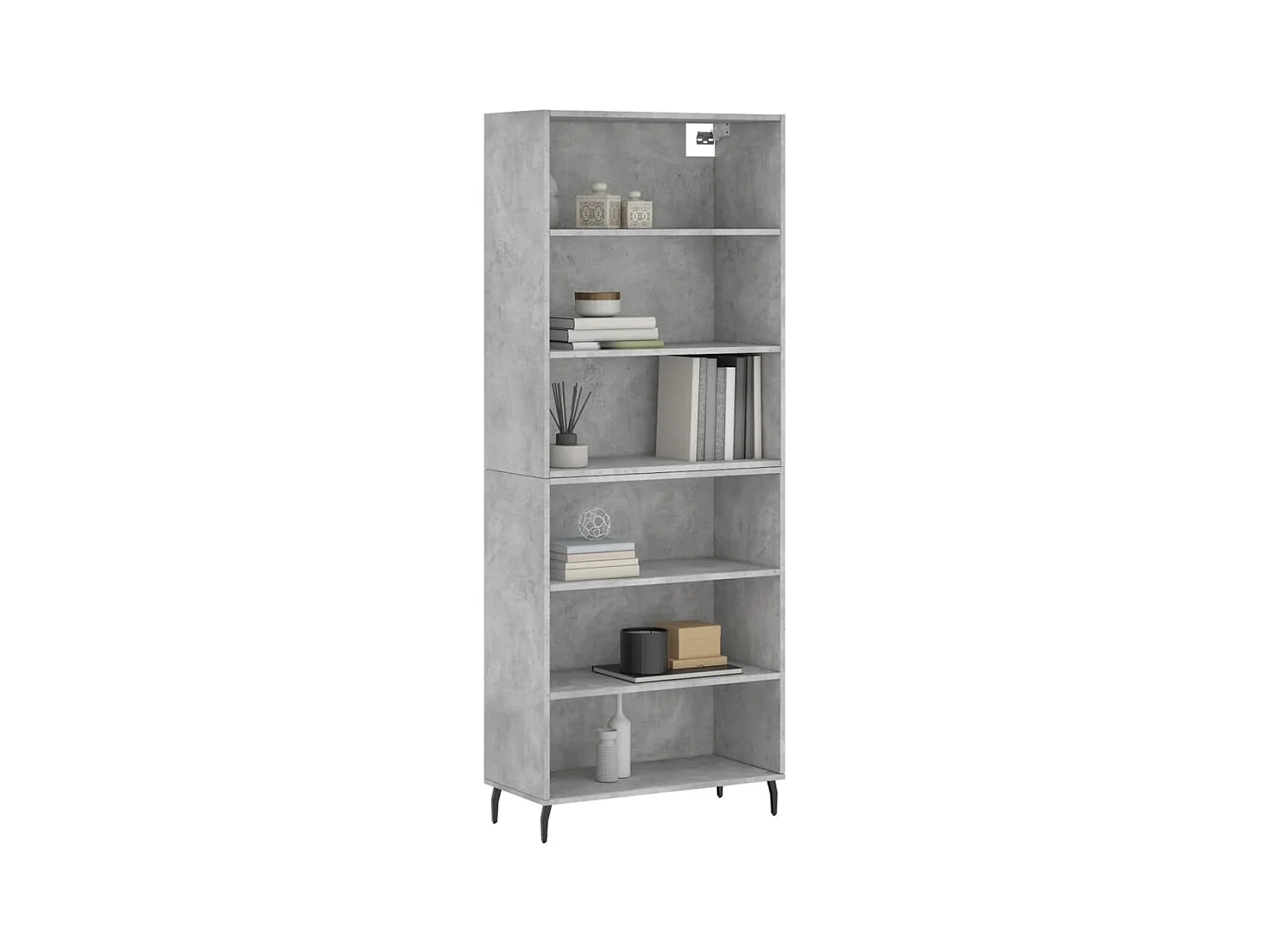 Credenza | Buffet | Armadio Grigio Sonoma 69,5x32,5x180 cm Legno Multistrato