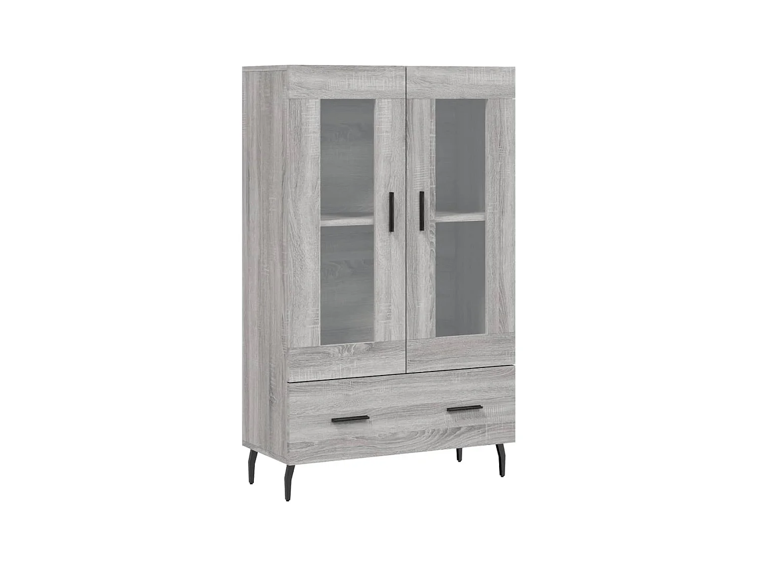 Buffet | Bahut | Meuble de rangement haut sonoma gris 69,5x31x115 cm bois d'ingénierie