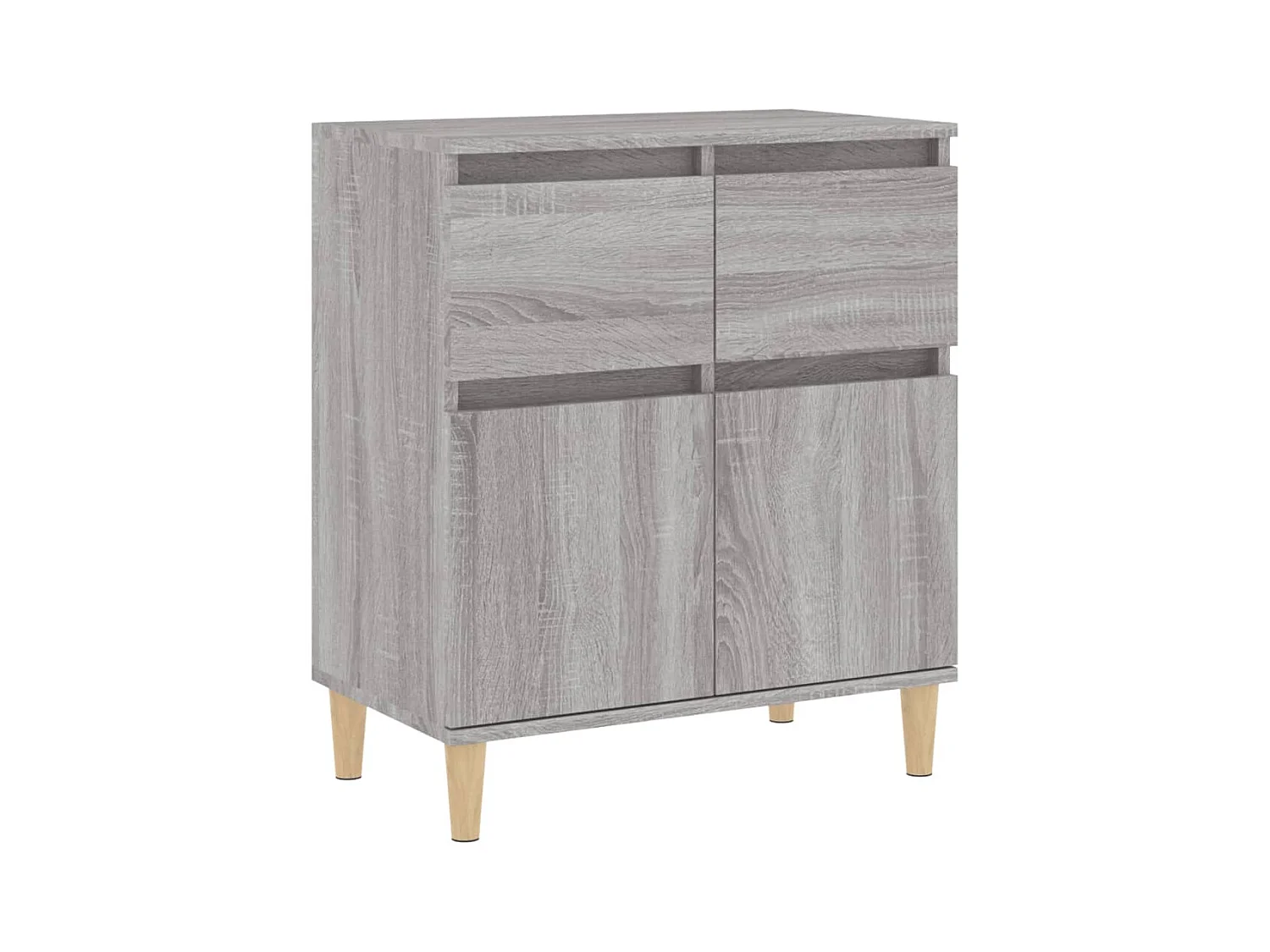 Buffet | Bahut | Meuble de rangement Sonoma gris 60x35x70 cm Bois d'ingénierie