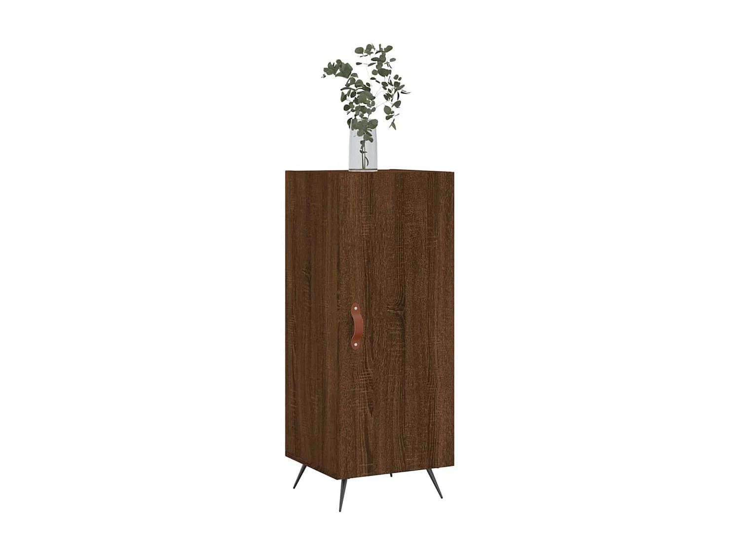 Credenza | Buffet | Armadio Rovere Marrone 34,5x34x90 cm in Legno Multistrato