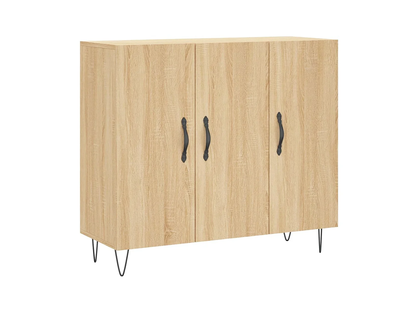 Buffet | Bahut | Meuble de rangement chêne sonoma 90x34x80 cm bois d'ingénierie