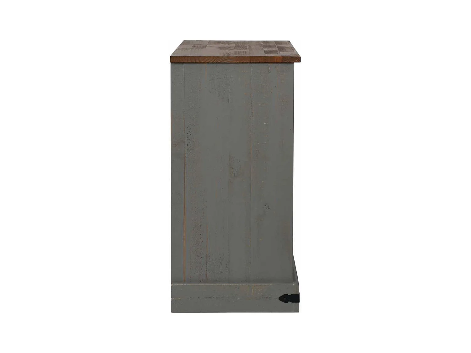 Credenza | Buffet | Armadio HALDEN 2 Ante Scorrevoli 112x40x80 cm Legno Massello