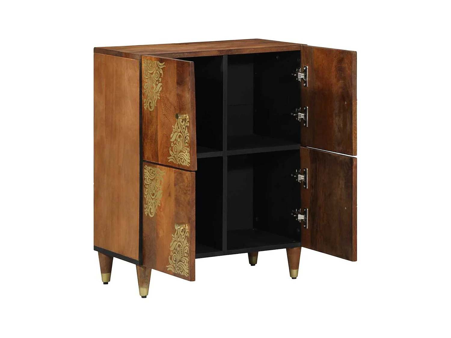 Buffet | Bahut | Meuble de rangement Marron miel Bois d'acacia massif 60 x 33 x 75 cm Buffet | Bahut | Meuble de rangement