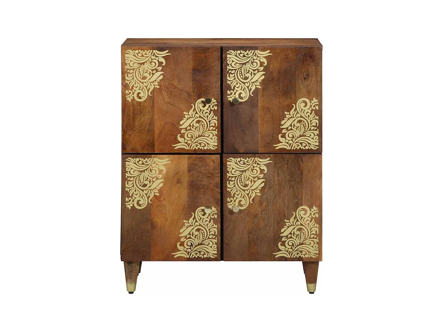 Buffet | Bahut | Meuble de rangement Marron miel Bois d'acacia massif 60 x 33 x 75 cm Buffet | Bahut | Meuble de rangement