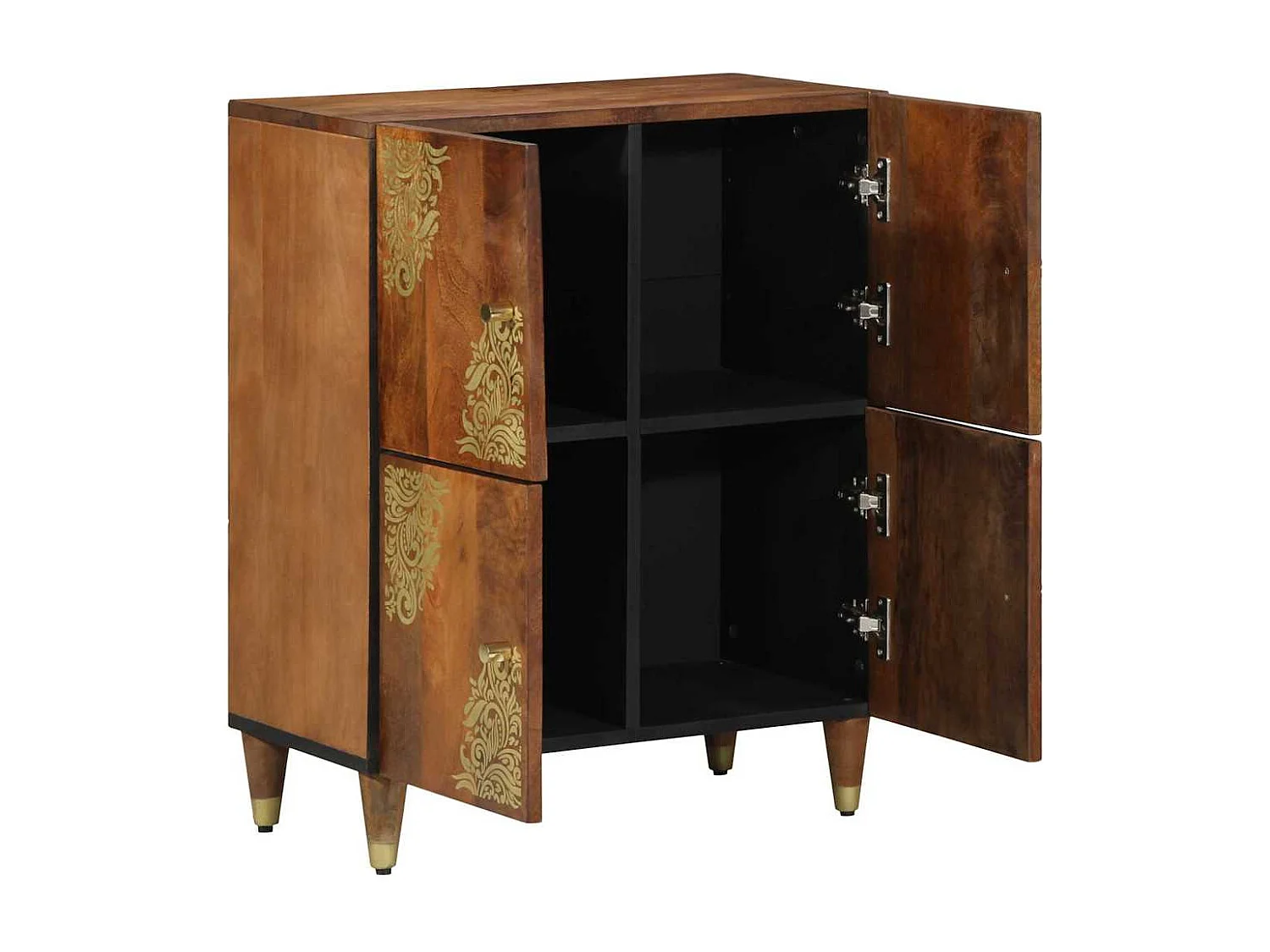 Buffet | Bahut | Meuble de rangement Marron miel Bois d'acacia massif 60 x 33 x 75 cm Buffet | Bahut | Meuble de rangement