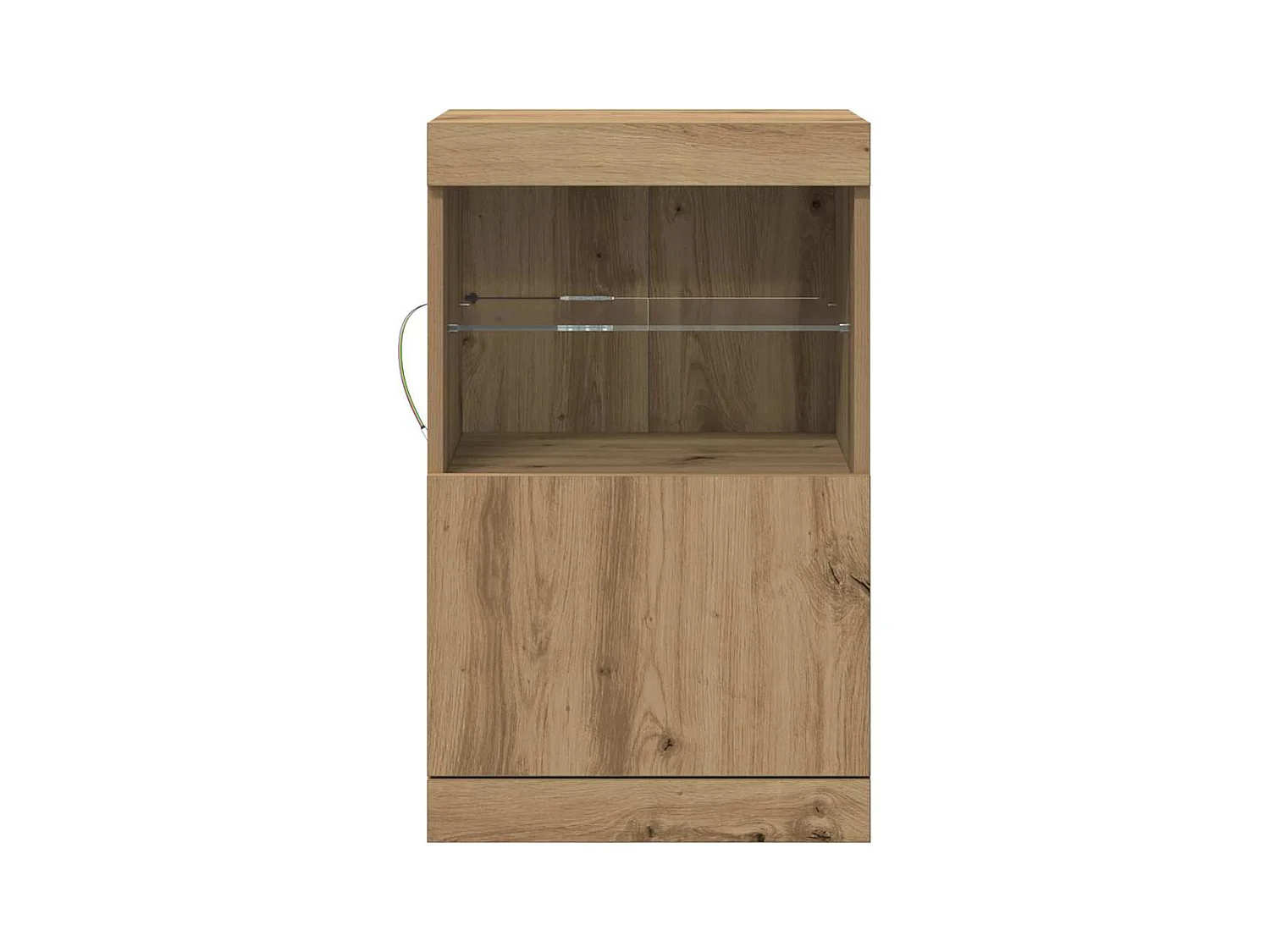 Buffet | Bahut | Meuble de rangement avec lumières LED Chêne Artisan 41x37x67 cm