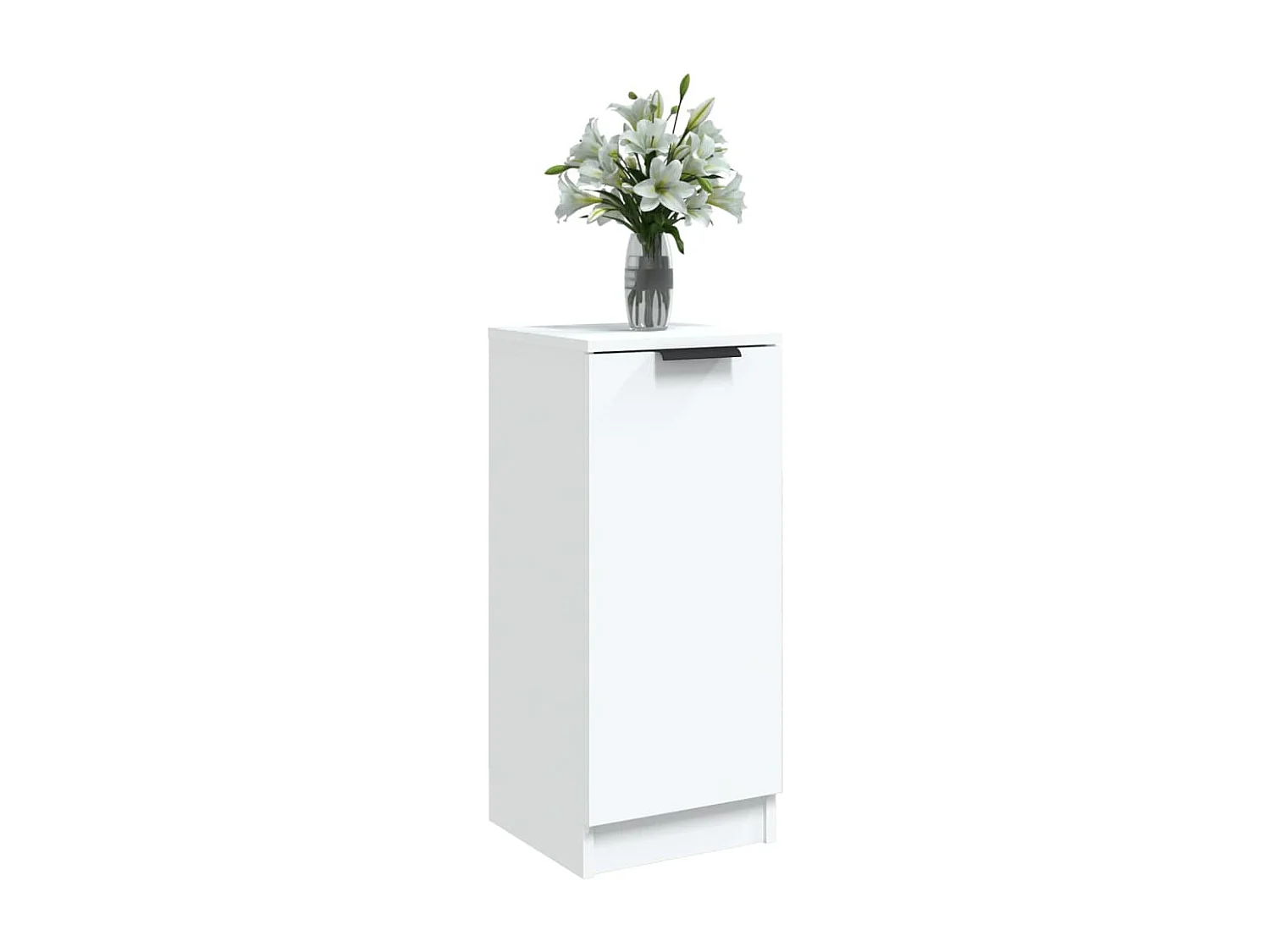 Buffet | Bahut | Meuble de rangement Blanc 30x30x70 cm Bois d'ingénierie