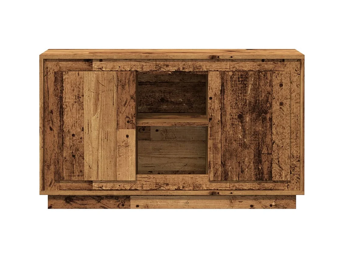 Buffet | Bahut | Meuble de rangement vieux bois 102x35x60 cm bois d'ingénierie