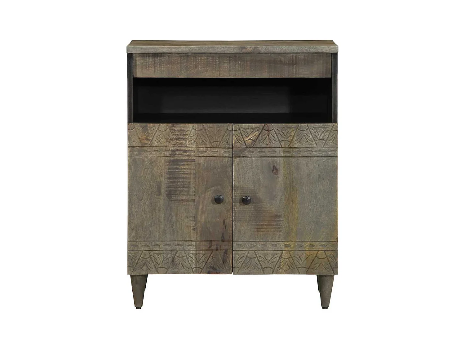 Buffet | Bahut | Meuble de rangement 60x33x75 cm Bois massif de manguier