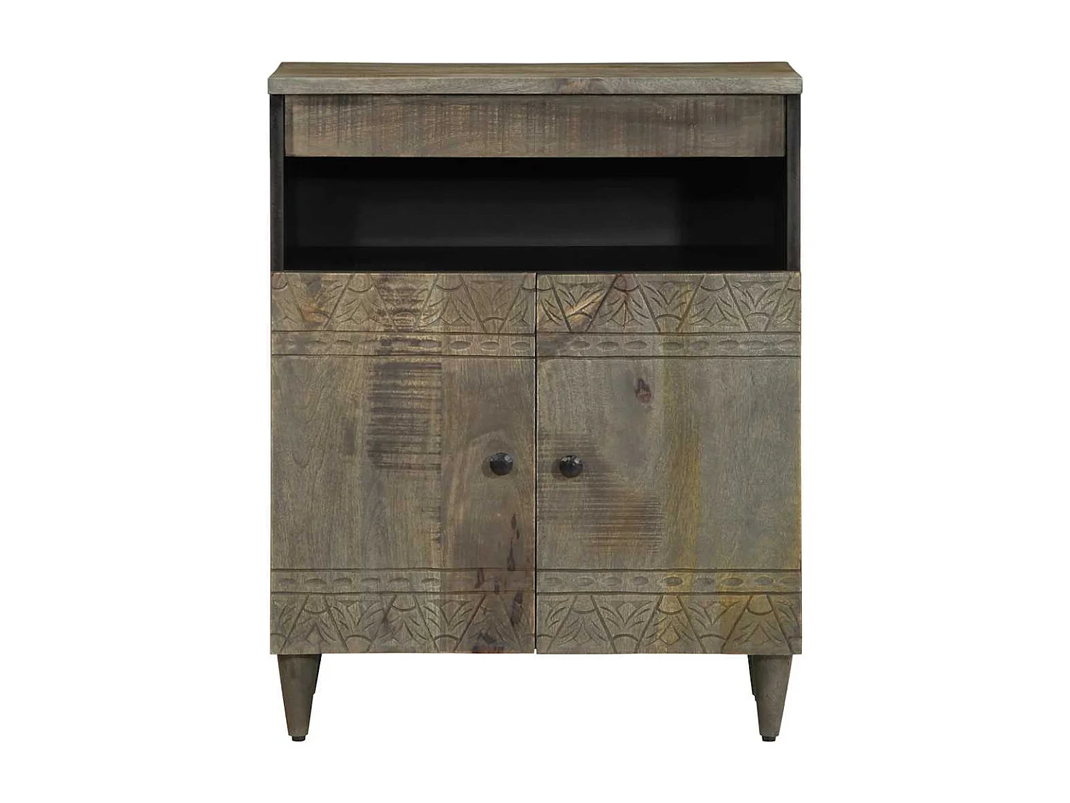 Buffet | Bahut | Meuble de rangement 60x33x75 cm Bois massif de manguier